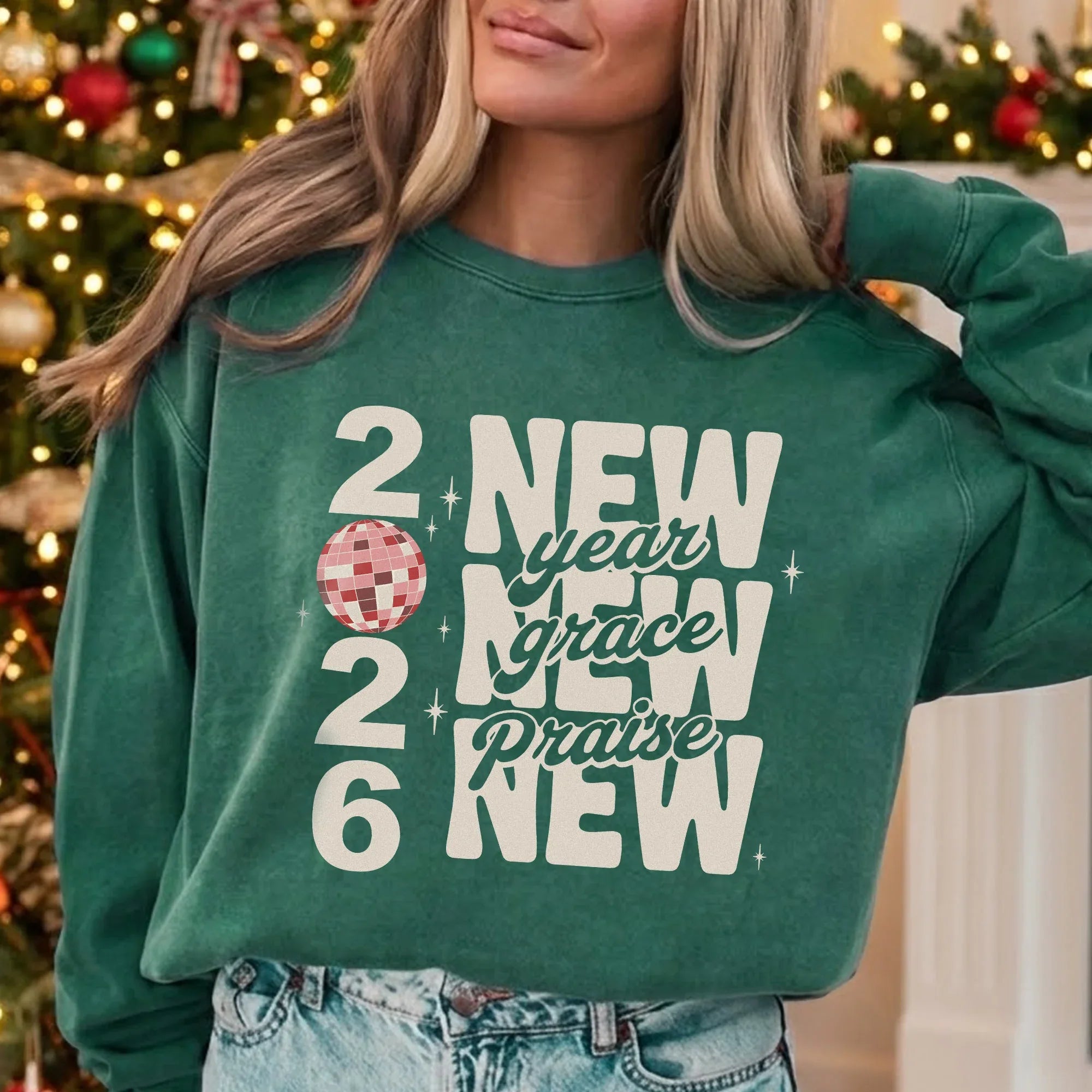 New Year, New Grace, New Praise - New Year in God - Unisex Tshirt / Hoodie / Sweatshirt - Faith Guided Life