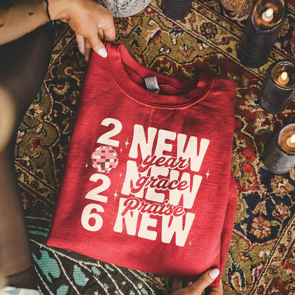 New Year, New Grace, New Praise - New Year in God - Unisex Tshirt / Hoodie / Sweatshirt - Faith Guided Life