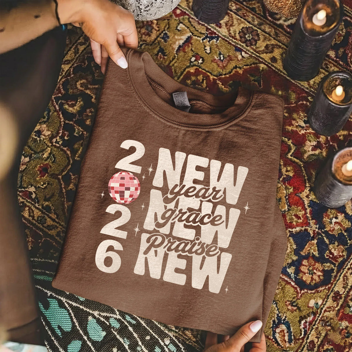 New Year, New Grace, New Praise - New Year in God - Unisex Tshirt / Hoodie / Sweatshirt - Faith Guided Life
