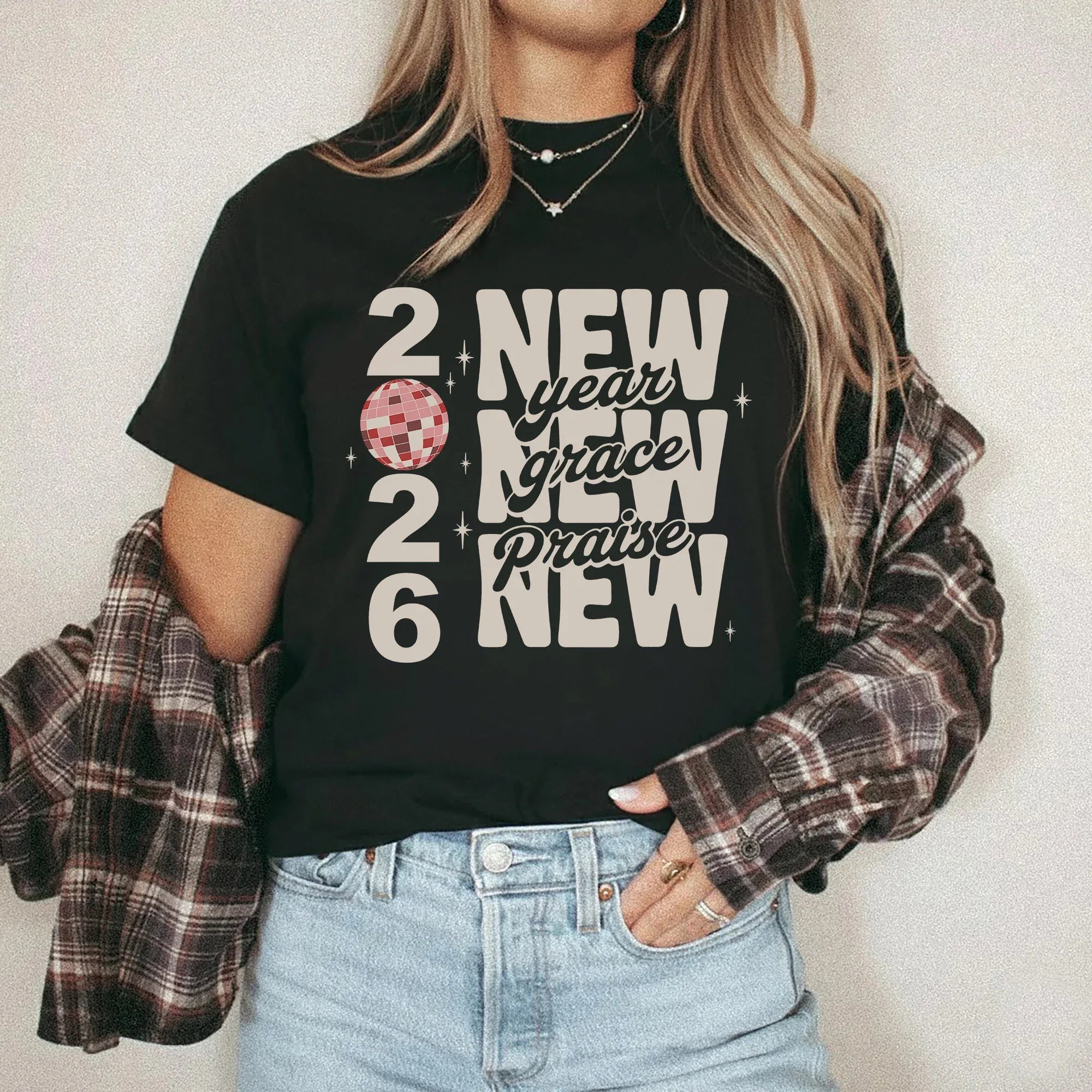 New Year, New Grace, New Praise - New Year in God - Unisex Tshirt / Hoodie / Sweatshirt - Faith Guided Life