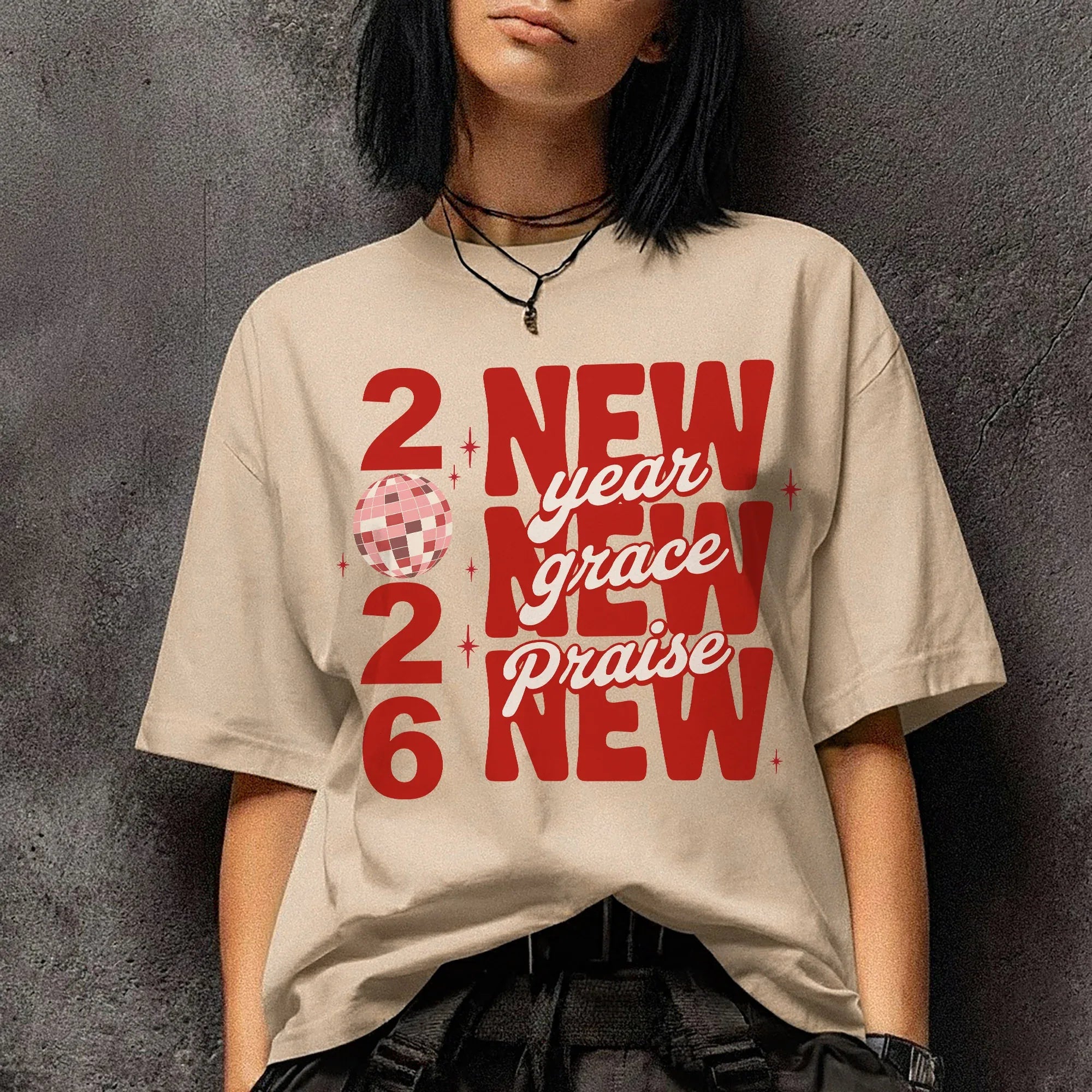 New Year, New Grace, New Praise - New Year in God - Unisex Tshirt / Hoodie / Sweatshirt - Faith Guided Life