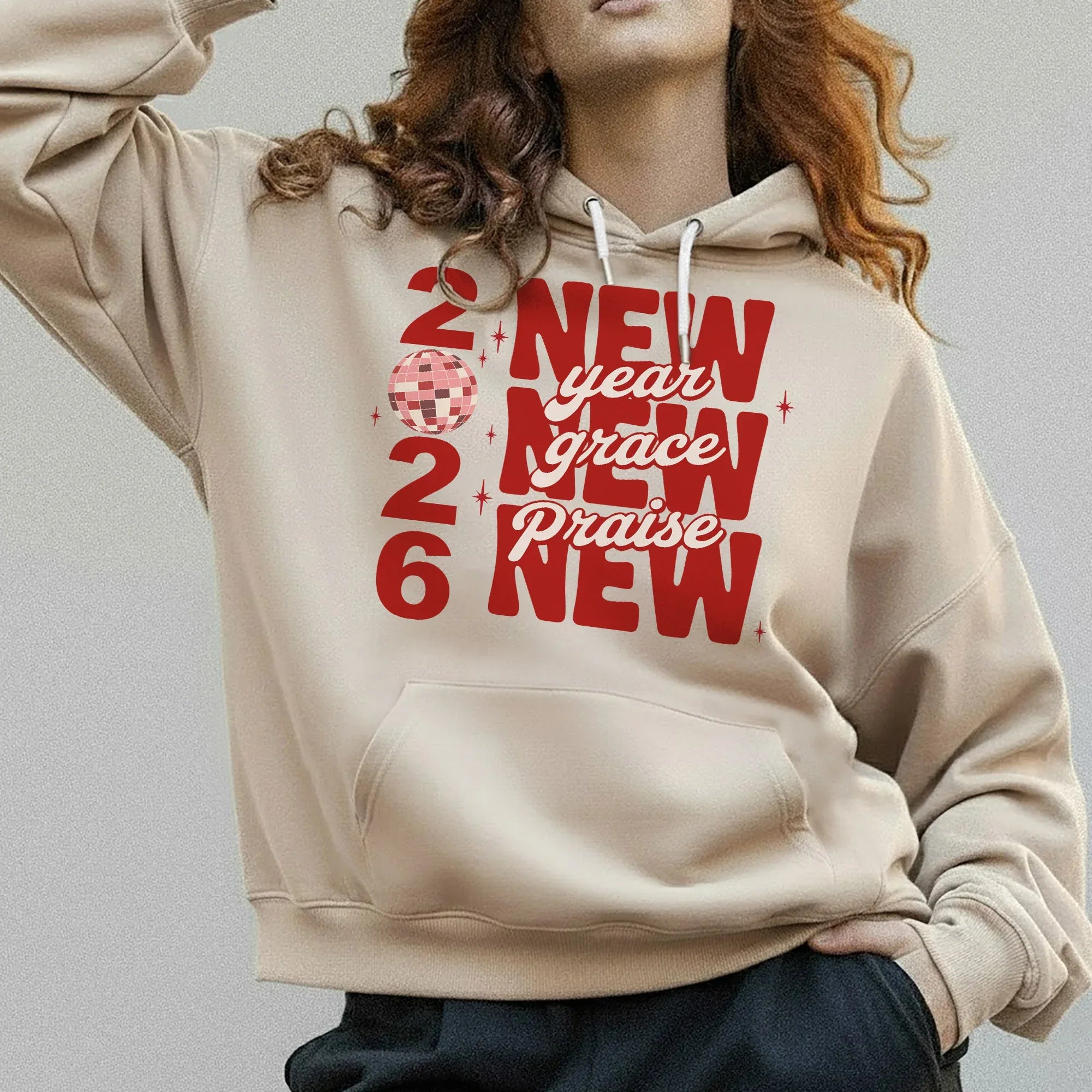New Year, New Grace, New Praise - New Year in God - Unisex Tshirt / Hoodie / Sweatshirt - Faith Guided Life