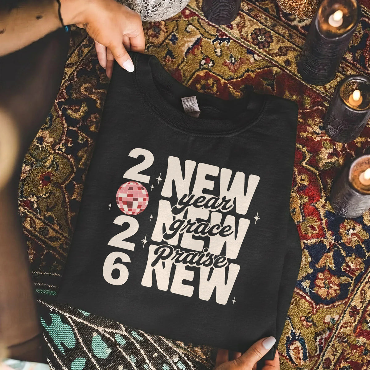 New Year, New Grace, New Praise - New Year in God - Unisex Tshirt / Hoodie / Sweatshirt - Faith Guided Life
