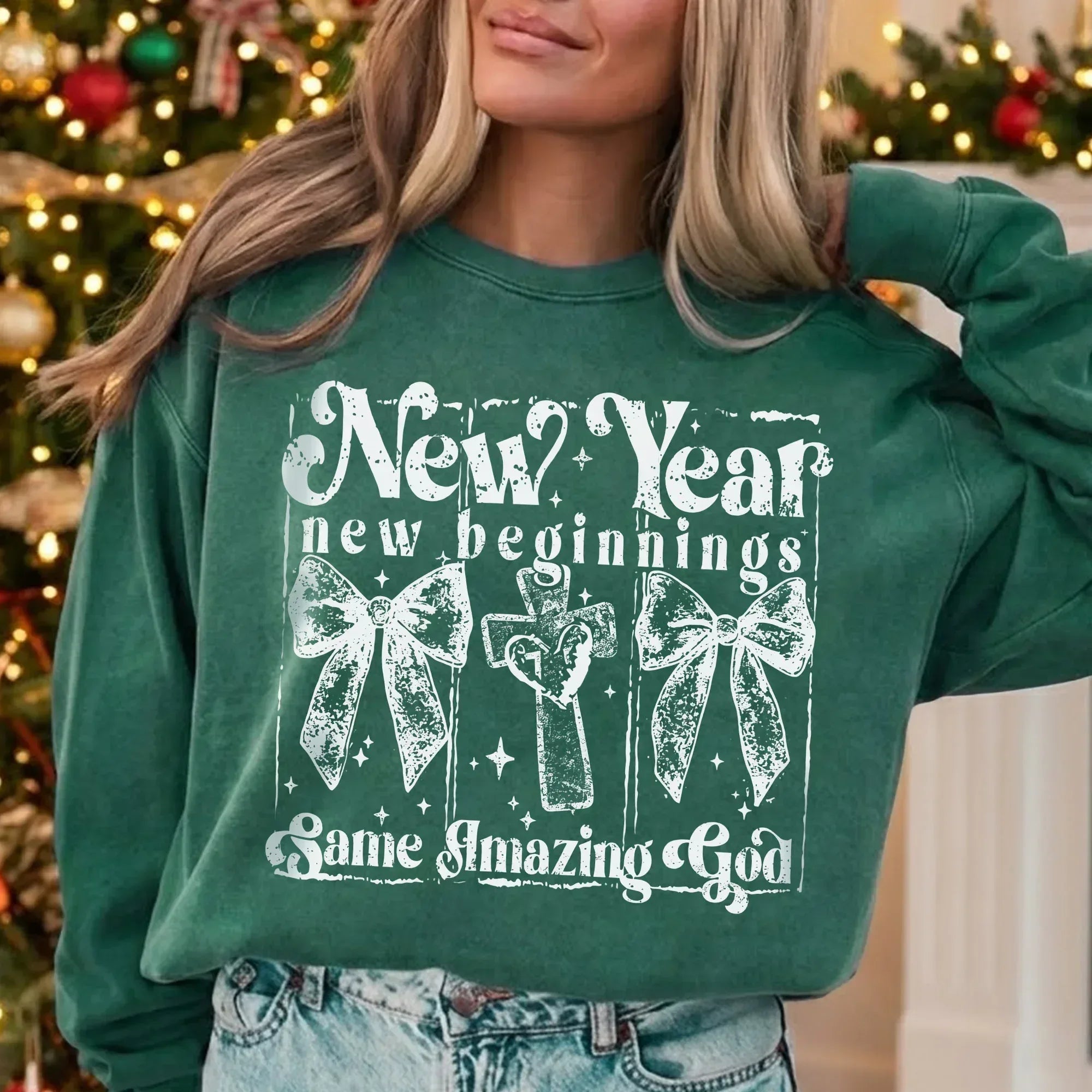 Faith New Year Graphic - Merry Christmas - Unisex Tshirt / Hoodie / Sweatshirt - Faith Guided Life