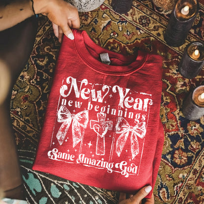 Faith New Year Graphic  - Merry Christmas - Unisex Tshirt / Hoodie / Sweatshirt