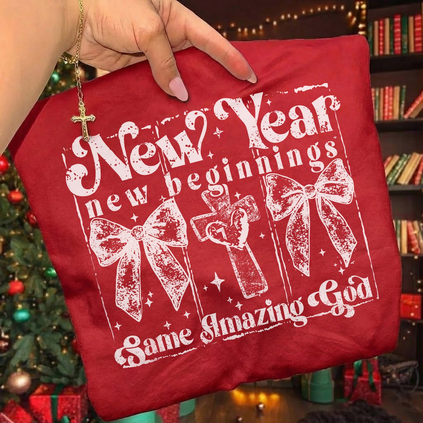 Faith New Year Graphic  - Merry Christmas - Unisex Tshirt / Hoodie / Sweatshirt