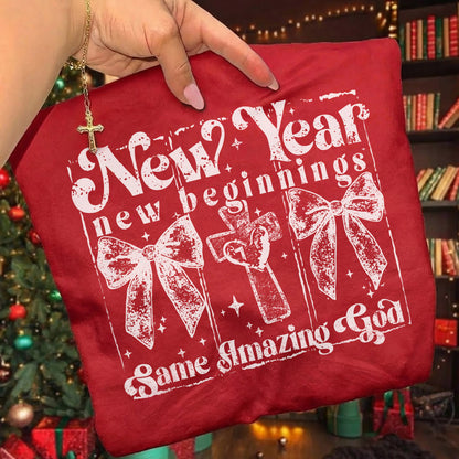 Faith New Year Graphic  - Merry Christmas - Unisex Tshirt / Hoodie / Sweatshirt