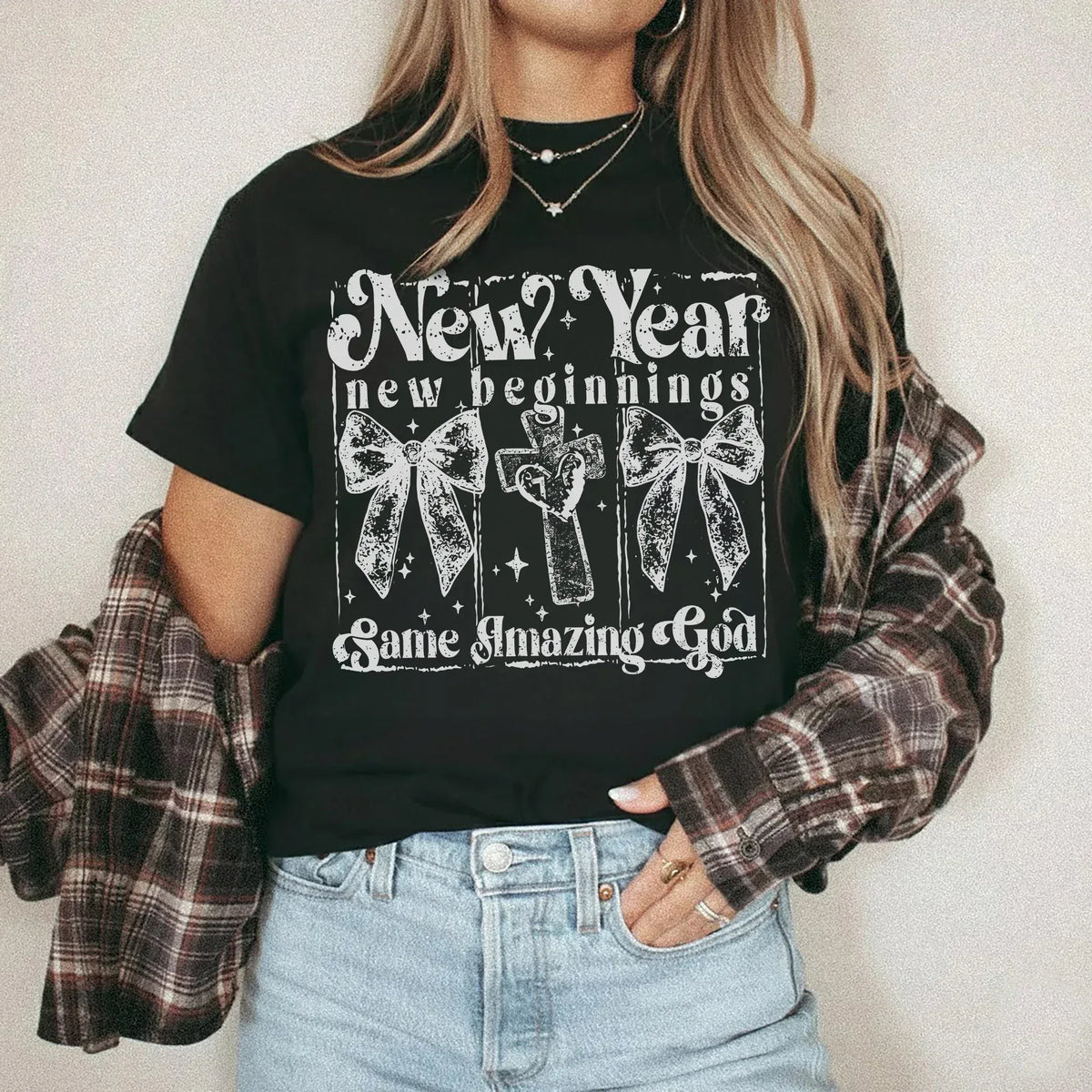 Faith New Year Graphic - Merry Christmas - Unisex Tshirt / Hoodie / Sweatshirt - Faith Guided Life