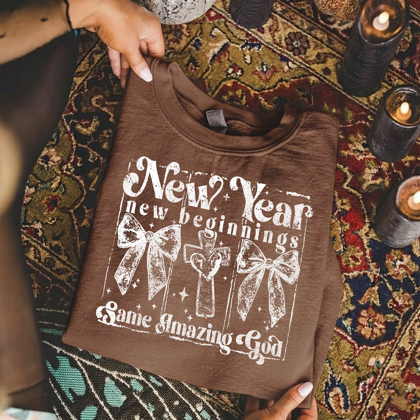 Faith New Year Graphic  - Merry Christmas - Unisex Tshirt / Hoodie / Sweatshirt
