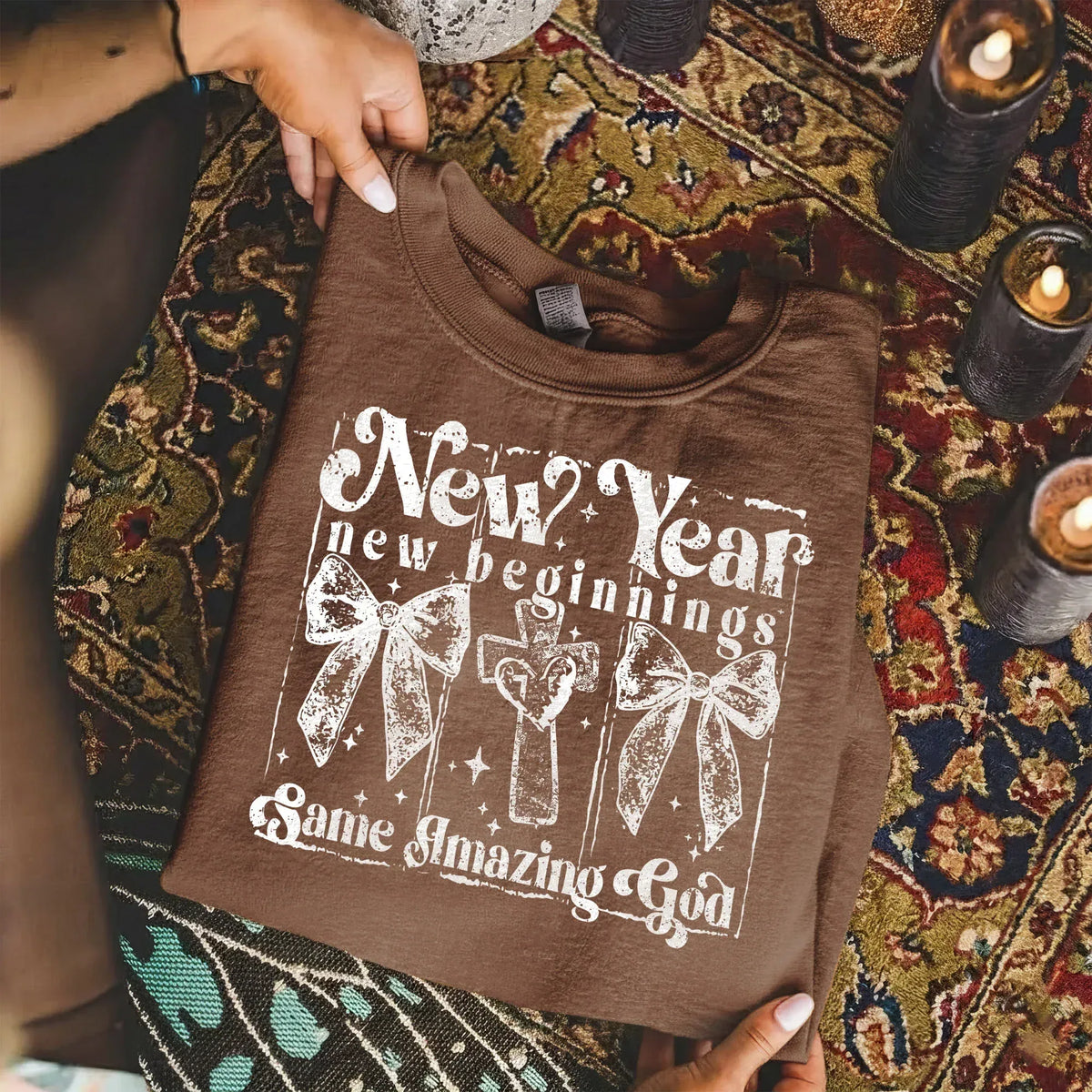 Faith New Year Graphic - Merry Christmas - Unisex Tshirt / Hoodie / Sweatshirt - Faith Guided Life