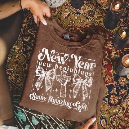 Faith New Year Graphic  - Merry Christmas - Unisex Tshirt / Hoodie / Sweatshirt