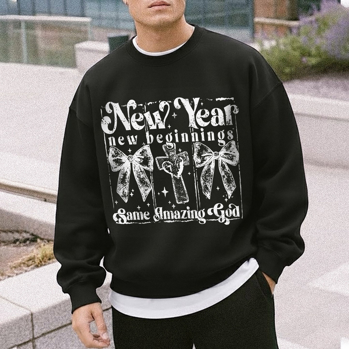 Faith New Year Graphic  - Merry Christmas - Unisex Tshirt / Hoodie / Sweatshirt