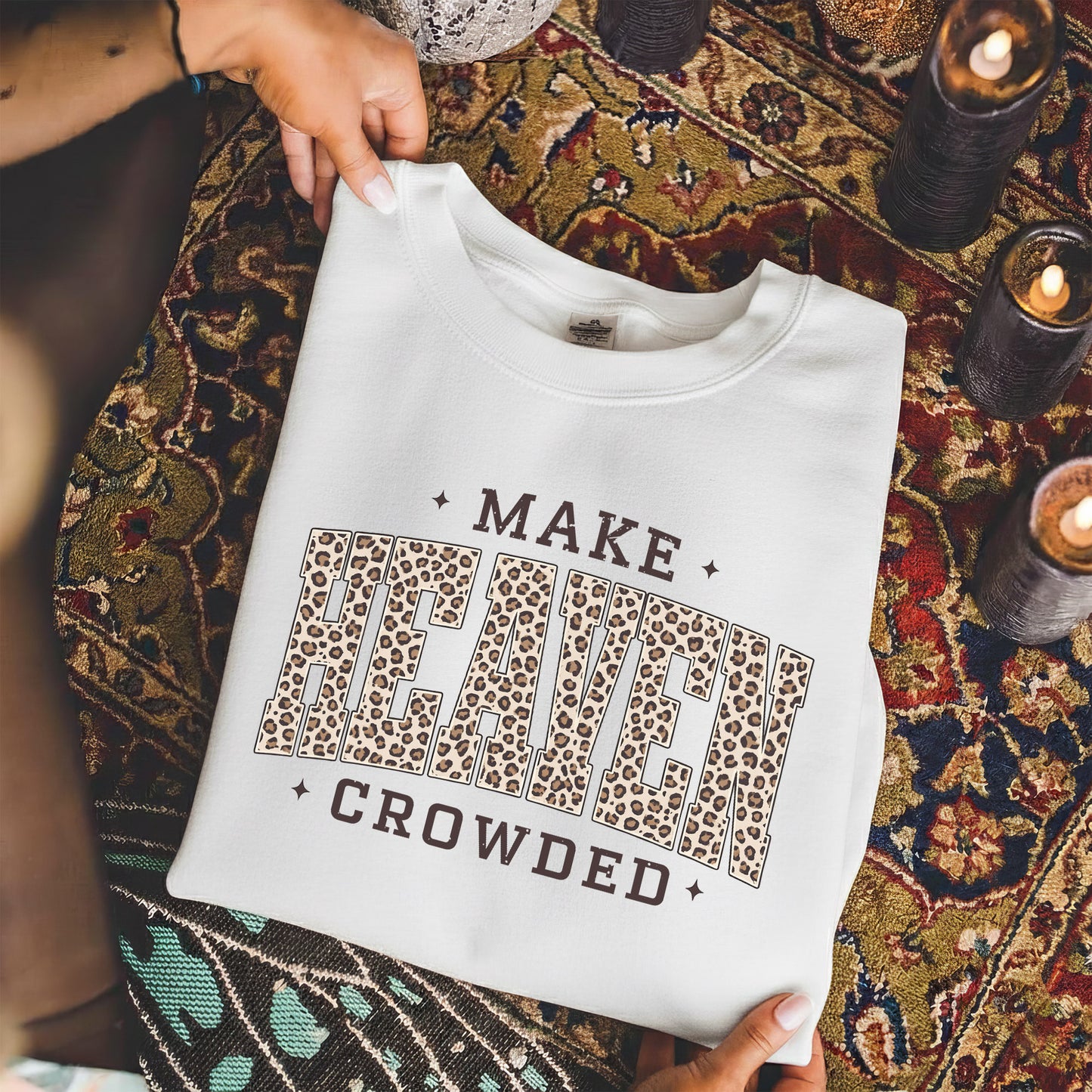 Make Heaven Growded - Christian Pattern - Unisex Tshirt / Hoodie / Sweatshirt