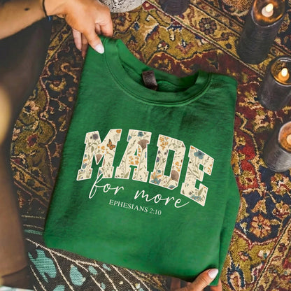 [COMFORT T-SHIRT] Made for more - Christian Pattern - Faith Guided Life