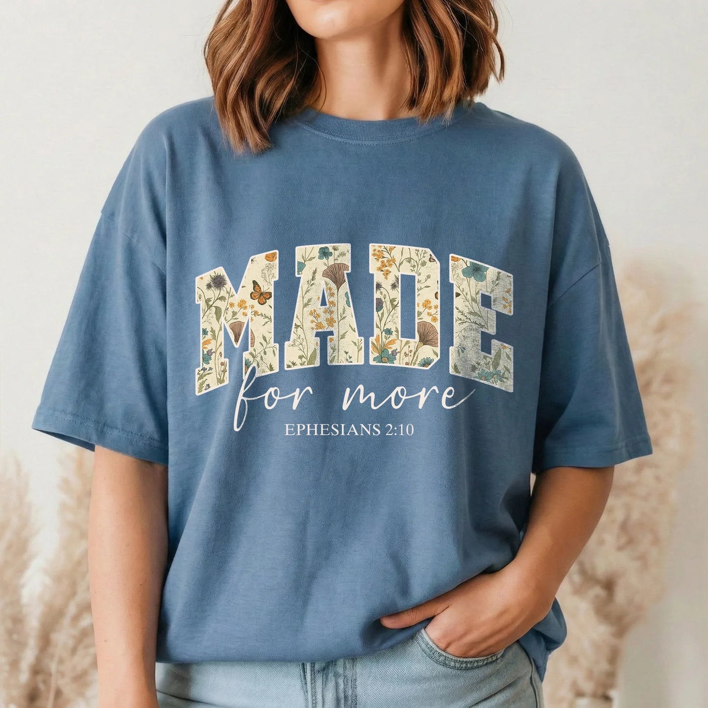 [COMFORT T-SHIRT] Made for more - Christian Pattern - Faith Guided Life