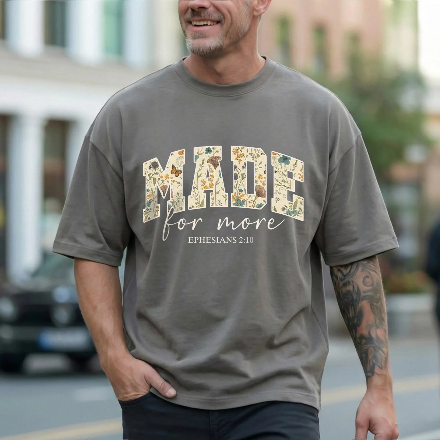 [COMFORT T-SHIRT] Made for more - Christian Pattern - Faith Guided Life