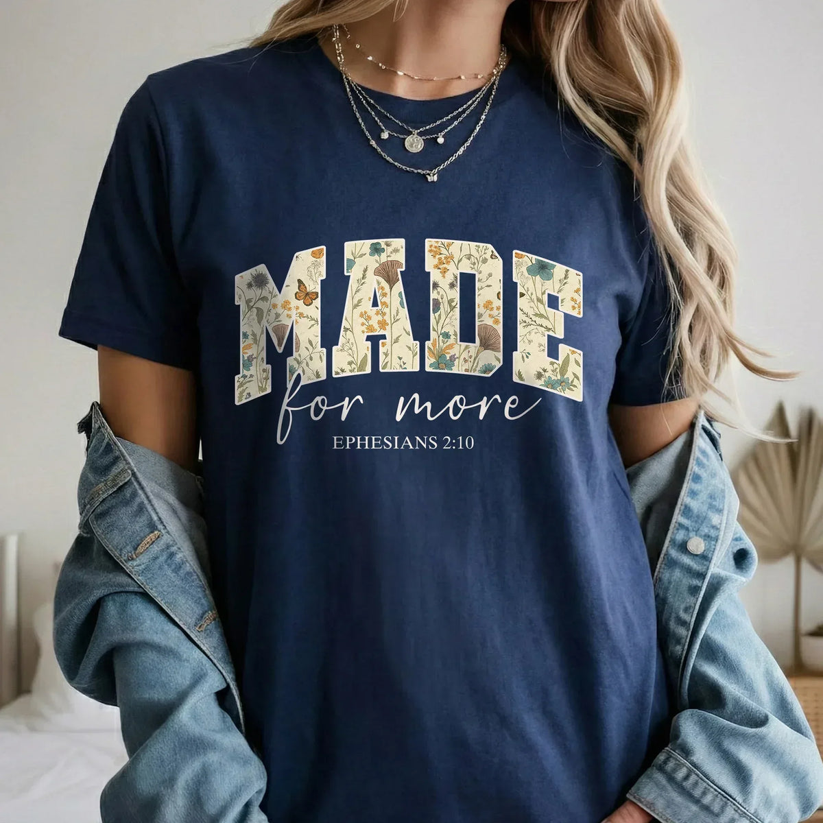 [COMFORT T-SHIRT] Made for more - Christian Pattern - Faith Guided Life