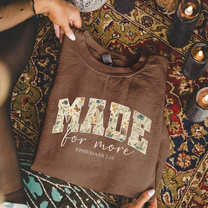 Made for more - Christian Pattern - Unisex Tshirt / Hoodie / Sweatshirt