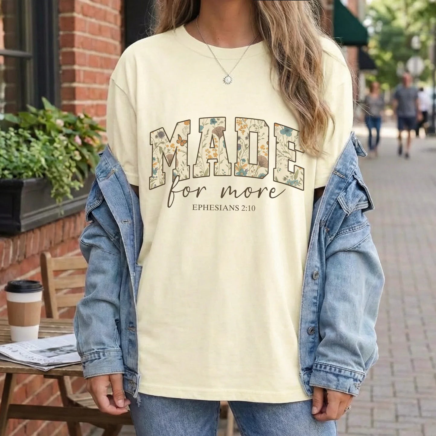 [COMFORT T-SHIRT] Made for more - Christian Pattern - Faith Guided Life