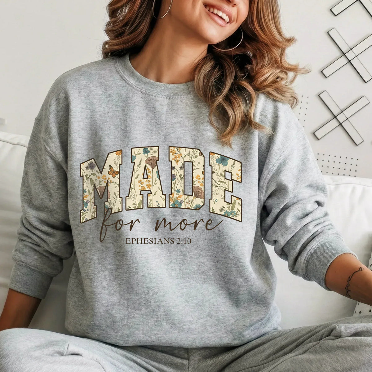 Made for more - Christian Pattern - Unisex Tshirt / Hoodie / Sweatshirt - Faith Guided Life