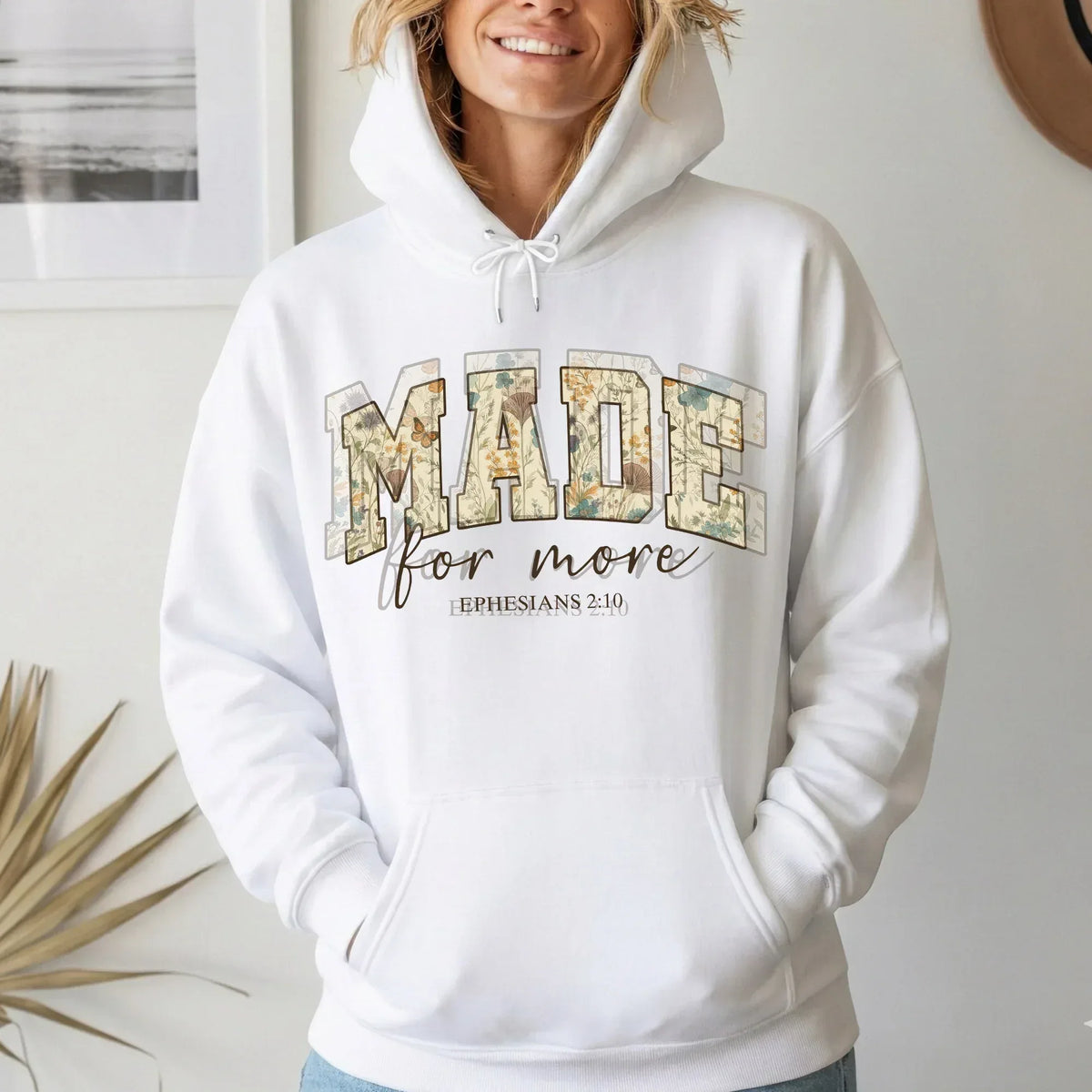 Made for more - Christian Pattern - Unisex Tshirt / Hoodie / Sweatshirt - Faith Guided Life