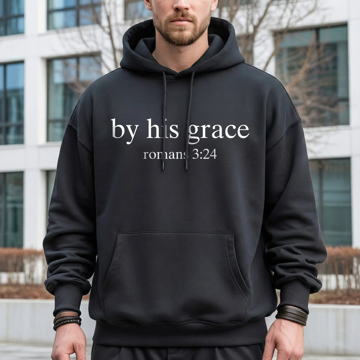 By His Grace - Minimalist Faith - Unisex Tshirt / Hoodie / Sweatshirt - Faith Guided Life