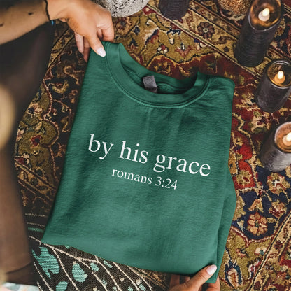 By His Grace - Minimalist Faith - Unisex Tshirt / Hoodie / Sweatshirt