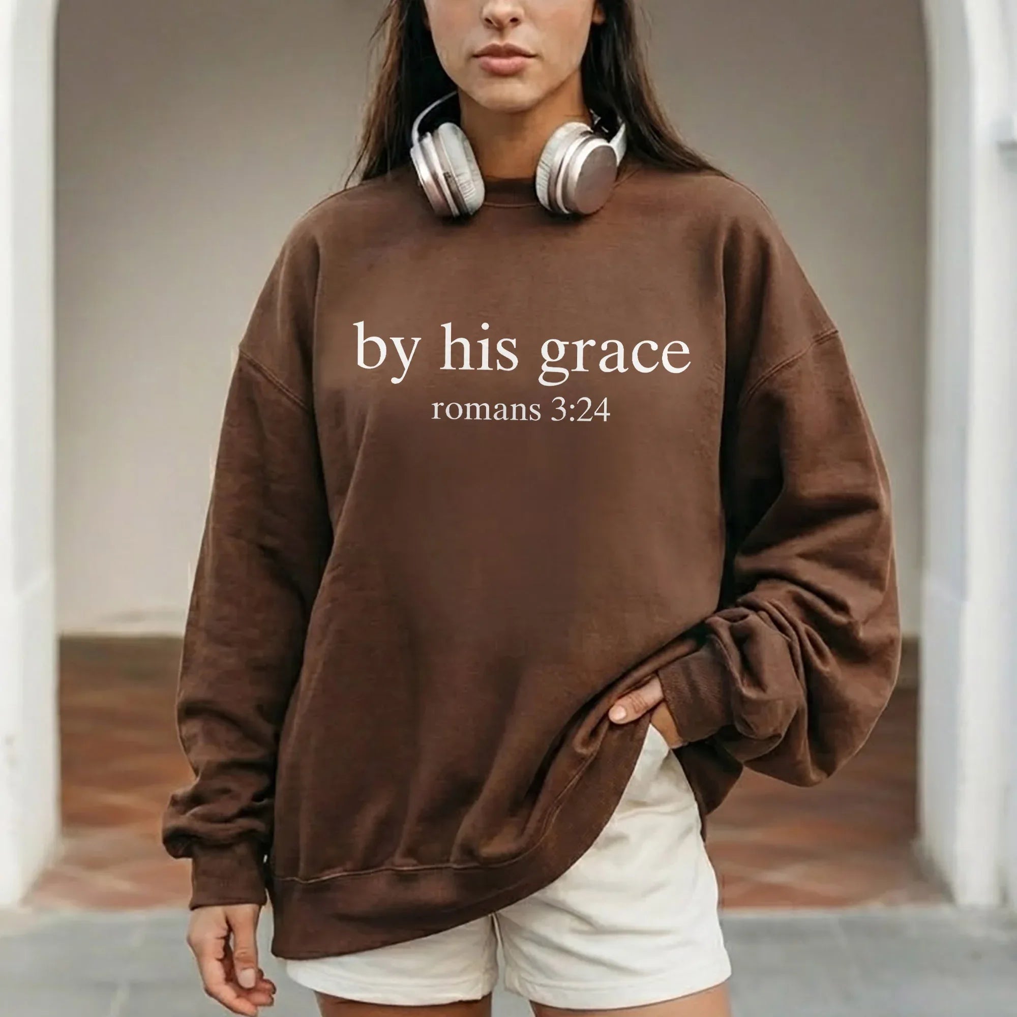 By His Grace - Minimalist Faith - Unisex Tshirt / Hoodie / Sweatshirt - Faith Guided Life