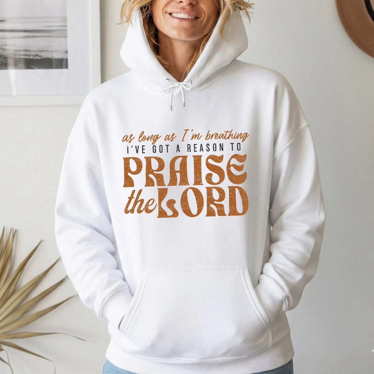 Praise The Lord Retro Typography Design - Minimalist Faith - Unisex Tshirt / Hoodie / Sweatshirt - Faith Guided Life