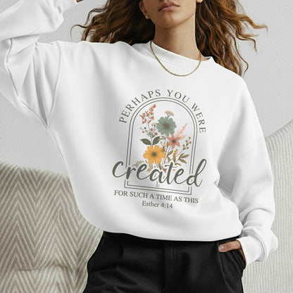 Created For Such A Time As This Floral Arch Design - Faith Floral - Unisex Tshirt / Hoodie / Sweatshirt