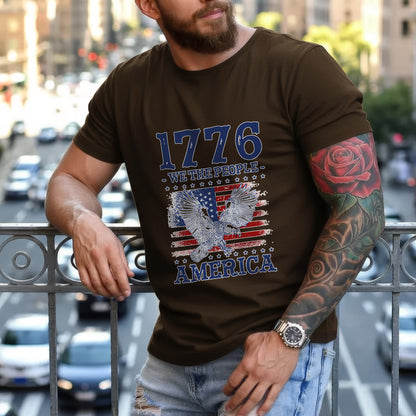 1776 We The People Patriotic Eagle T-Shirt