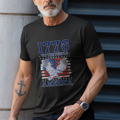 1776 We The People Patriotic Eagle T-Shirt