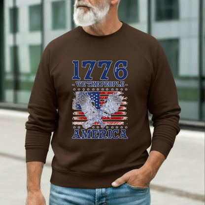 1776 We The People Patriotic Eagle T-Shirt