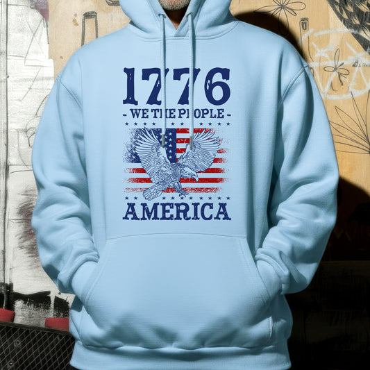 1776 We The People Patriotic Eagle T-Shirt