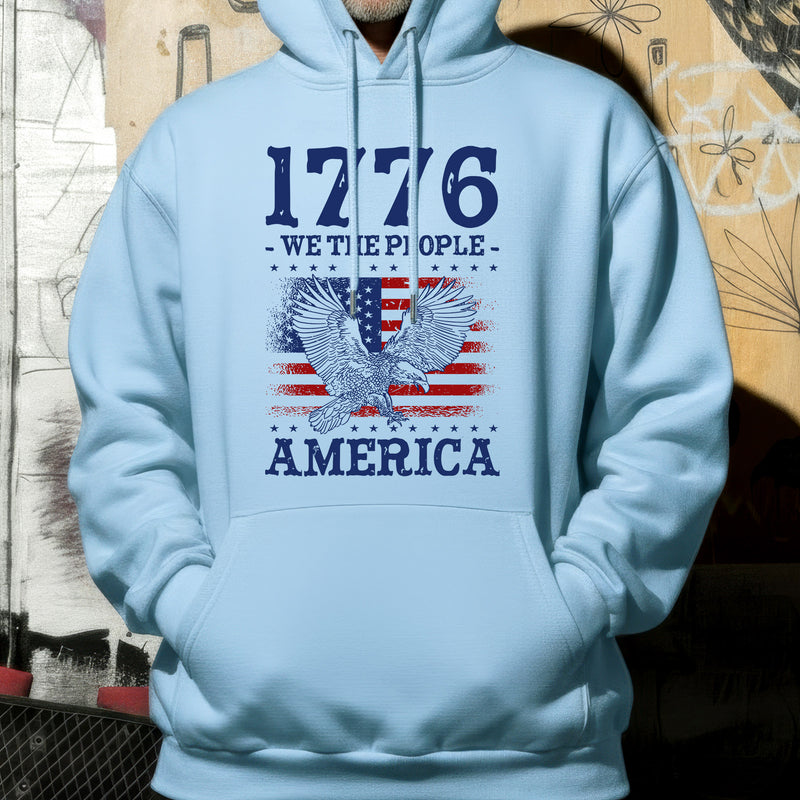 1776 We The People Patriotic Eagle T-Shirt