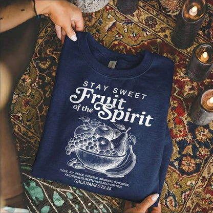 Fruit of the Spirit – Galatians 5:22–25 - Faith Floral - Unisex Tshirt / Hoodie / Sweatshirt - Faith Guided Life