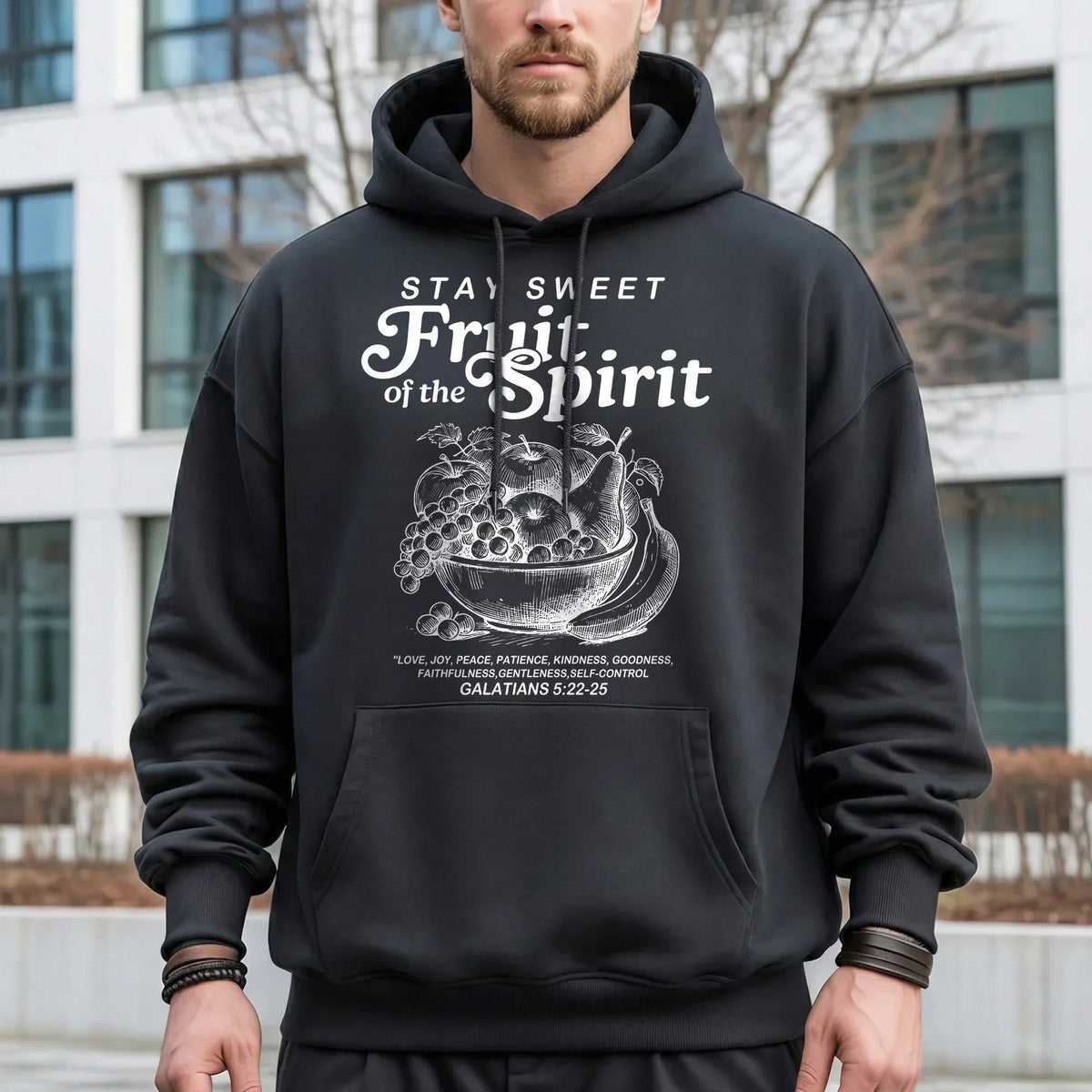 Fruit of the Spirit – Galatians 5:22–25 - Faith Floral - Unisex Tshirt / Hoodie / Sweatshirt - Faith Guided Life
