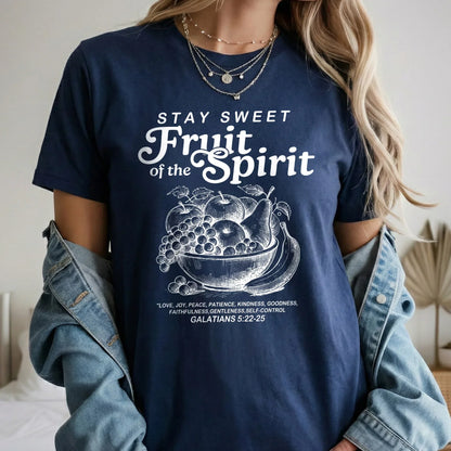 Fruit of the Spirit – Galatians 5:22–25 - Faith Floral - Unisex Tshirt / Hoodie / Sweatshirt - Faith Guided Life