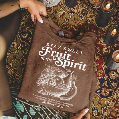 Fruit of the Spirit – Galatians 5:22–25 - Faith Floral - Unisex Tshirt / Hoodie / Sweatshirt - Faith Guided Life