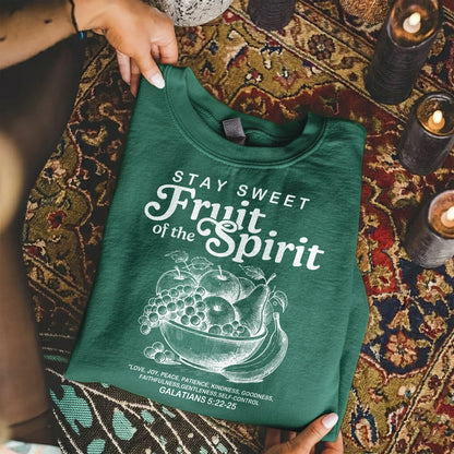Fruit of the Spirit – Galatians 5:22–25 - Faith Floral - Unisex Tshirt / Hoodie / Sweatshirt - Faith Guided Life