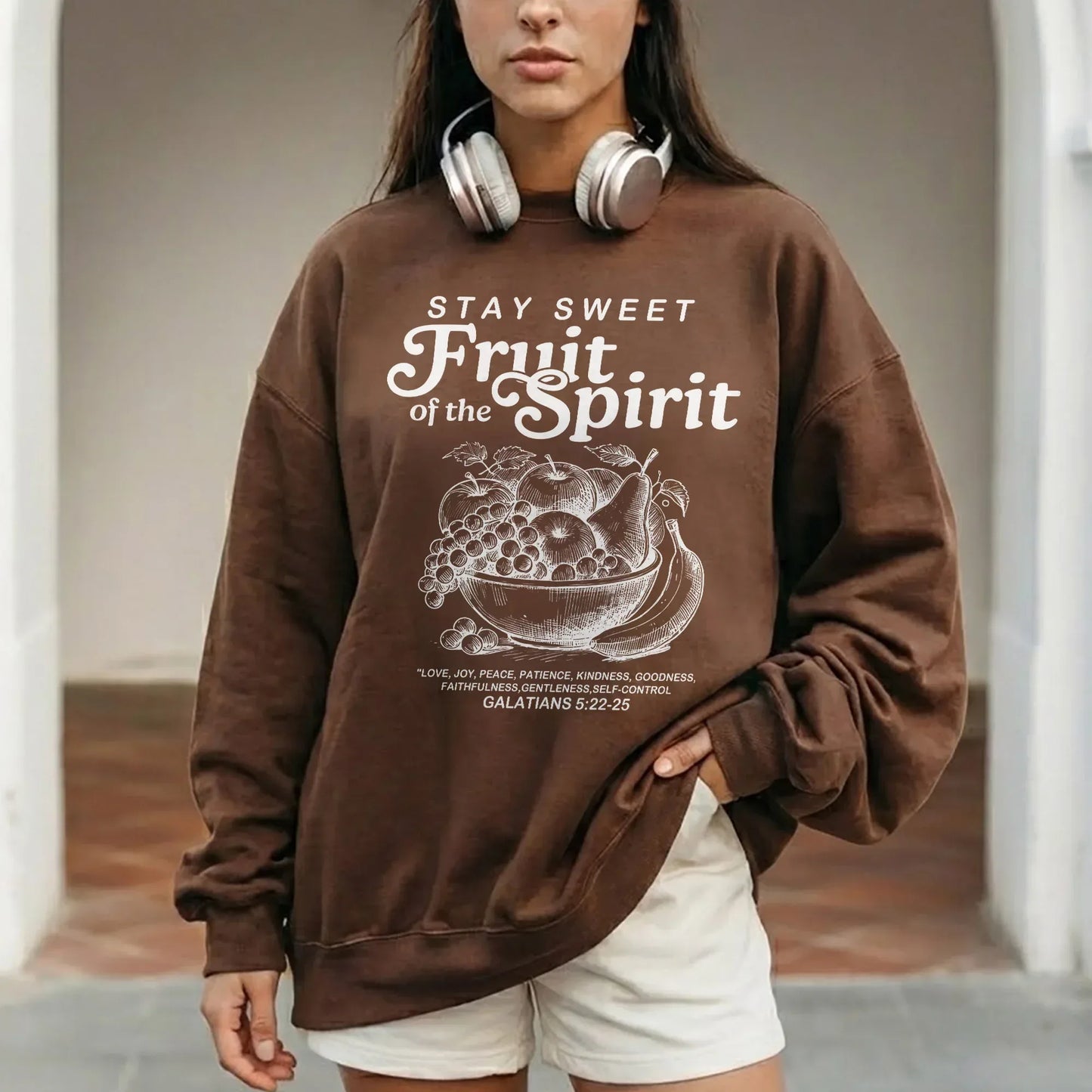 Fruit of the Spirit – Galatians 5:22–25 - Faith Floral - Unisex Tshirt / Hoodie / Sweatshirt - Faith Guided Life