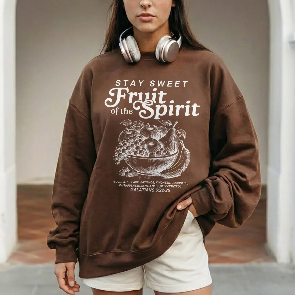 Fruit of the Spirit – Galatians 5:22–25 - Faith Floral - Unisex Tshirt / Hoodie / Sweatshirt - Faith Guided Life