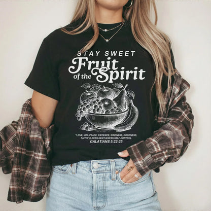 Fruit of the Spirit – Galatians 5:22–25 - Faith Floral - Unisex Tshirt / Hoodie / Sweatshirt - Faith Guided Life