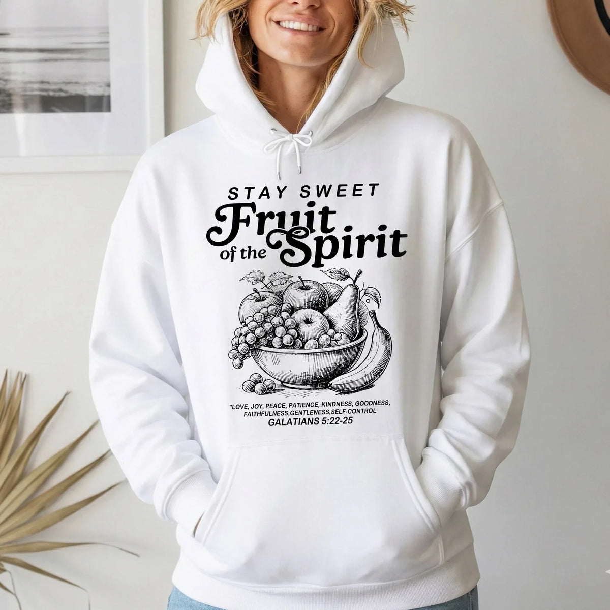 Fruit of the Spirit – Galatians 5:22–25 - Faith Floral - Unisex Tshirt / Hoodie / Sweatshirt - Faith Guided Life
