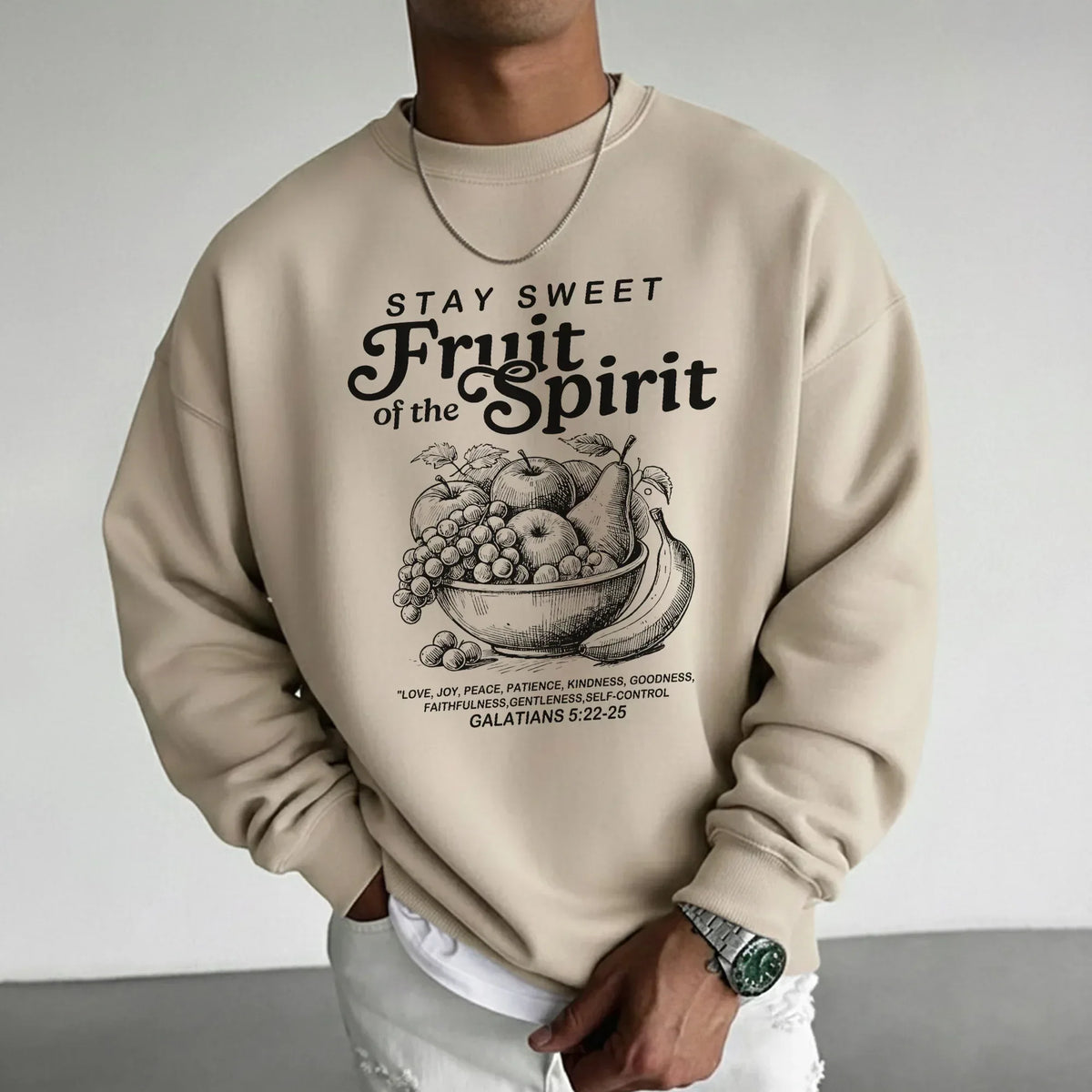 Fruit of the Spirit – Galatians 5:22–25 - Faith Floral - Unisex Tshirt / Hoodie / Sweatshirt - Faith Guided Life