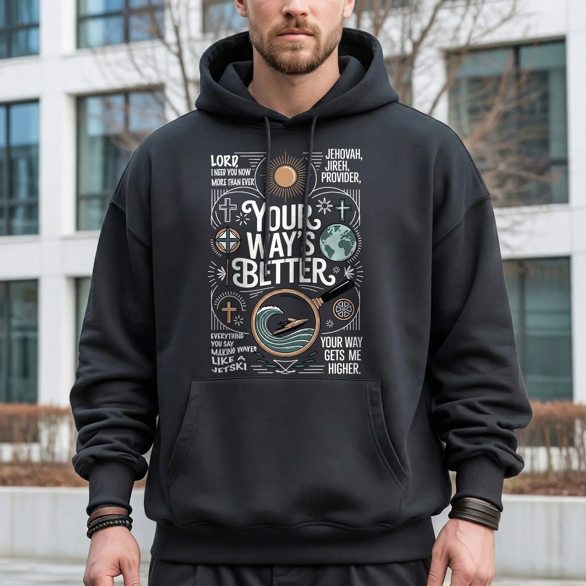 Your Way’s Better Jehovah Jireh Christian Design - Christian Doodle - Unisex Tshirt / Hoodie / Sweatshirt - Faith Guided Life