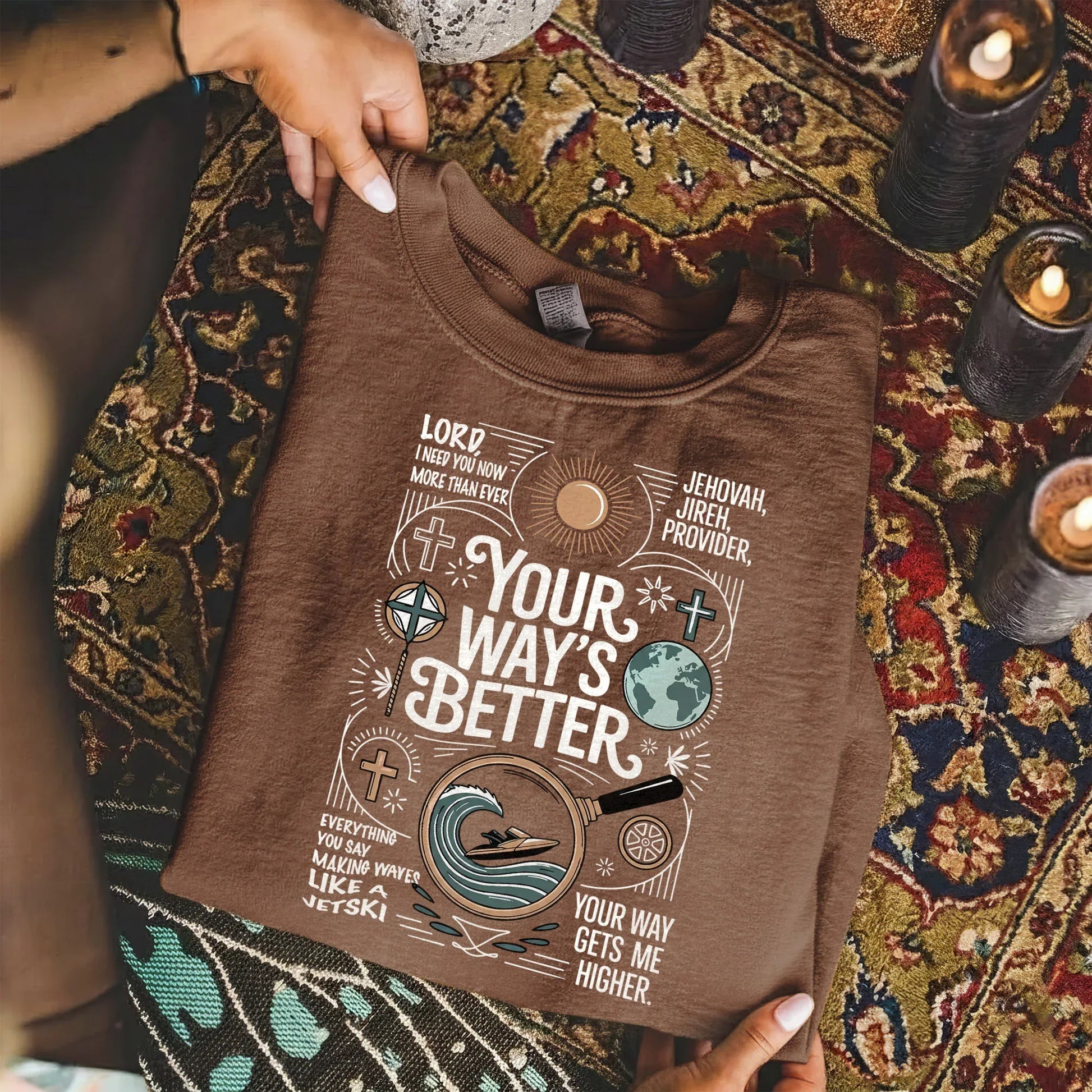 Your Way’s Better Jehovah Jireh Christian Design - Christian Doodle - Unisex Tshirt / Hoodie / Sweatshirt - Faith Guided Life