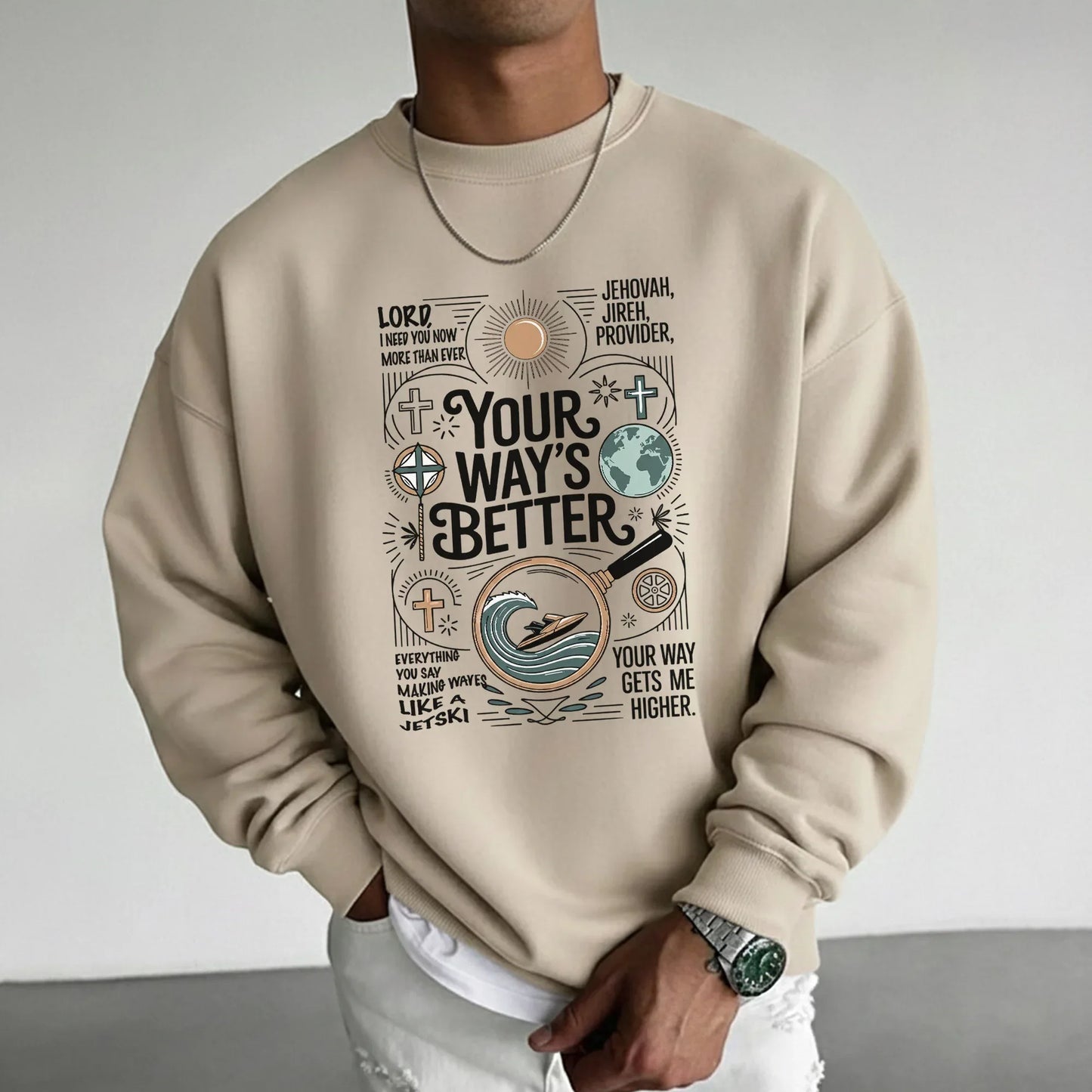 Your Way’s Better Jehovah Jireh Christian Design - Christian Doodle - Unisex Tshirt / Hoodie / Sweatshirt - Faith Guided Life