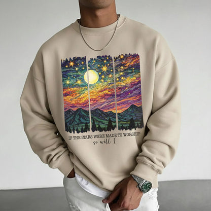 If The Stars Were Made To Worship Landscape Christian Design – Faith Sunset – Unisex Tshirt / Hoodie / Sweatshirt - Faith Guided Life