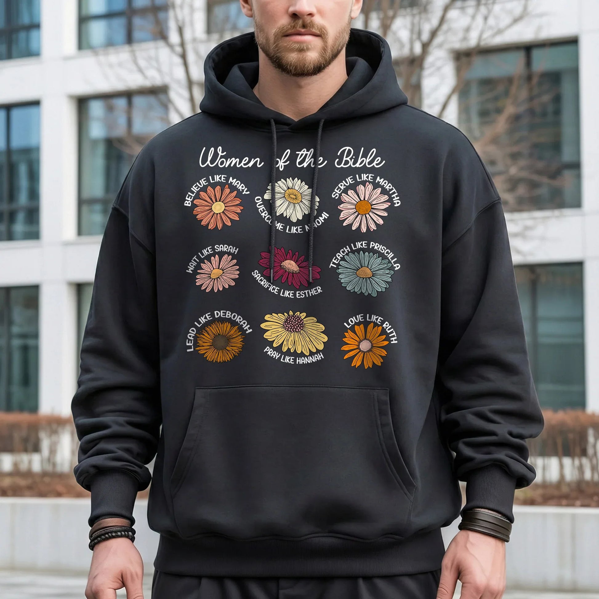 Women of the Bible Floral Virtues Design – Faith Floral – Unisex Tshirt / Hoodie / Sweatshirt - Faith Guided Life